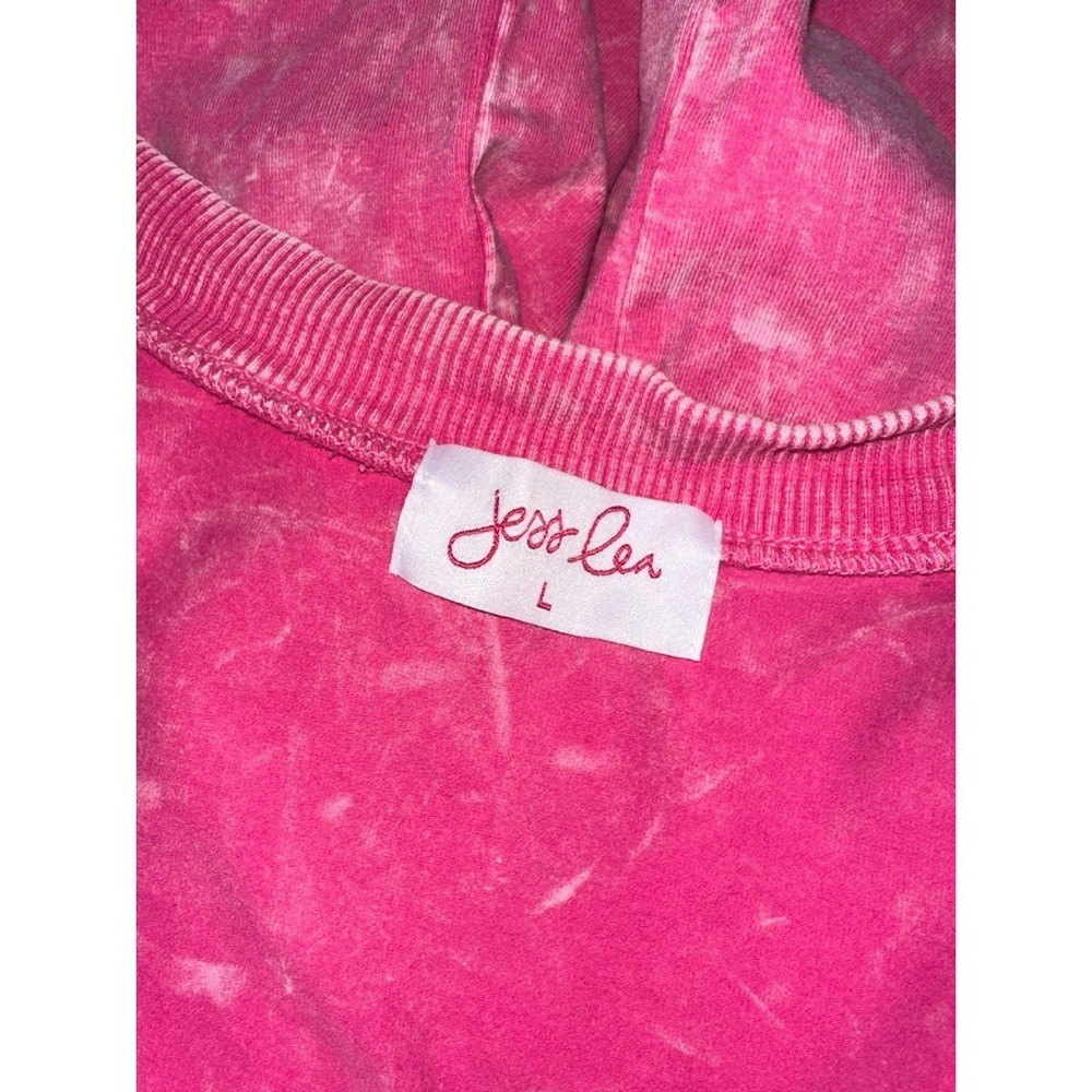 Jess Lea Pink Acid Wash Oversized Tee - Picture 6 of 7